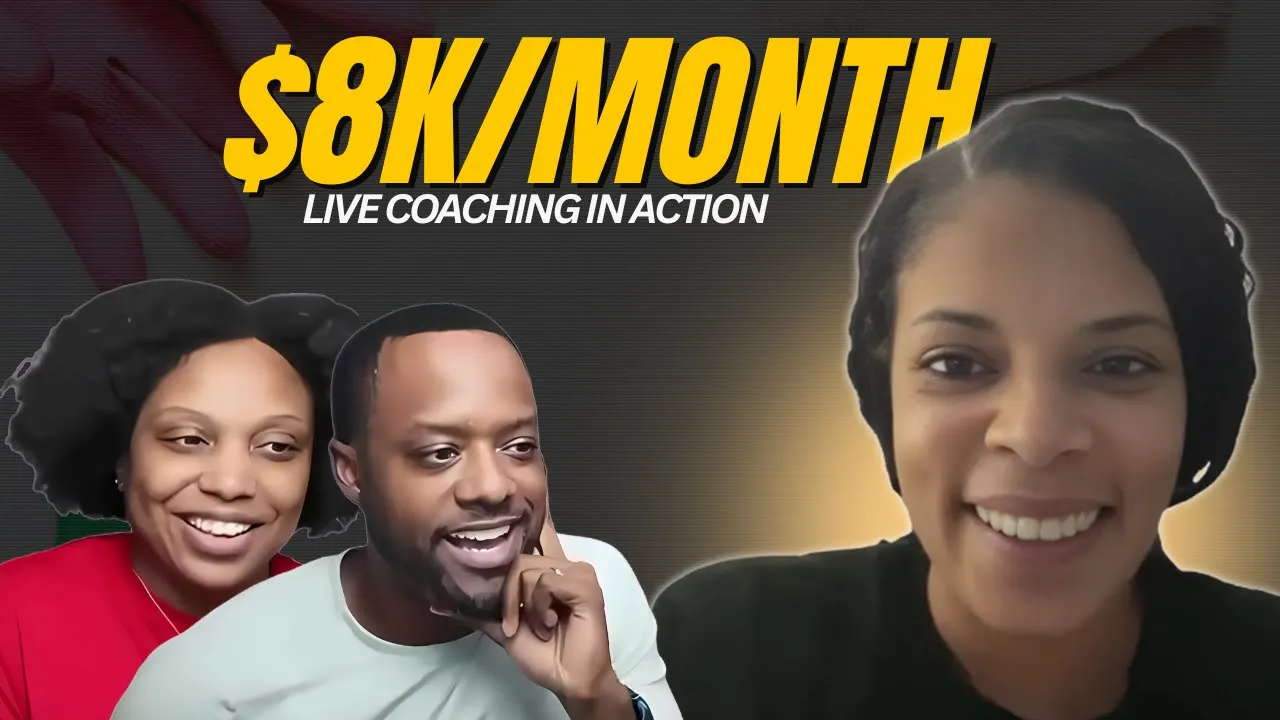 Student success story: $8K per month live coaching in action